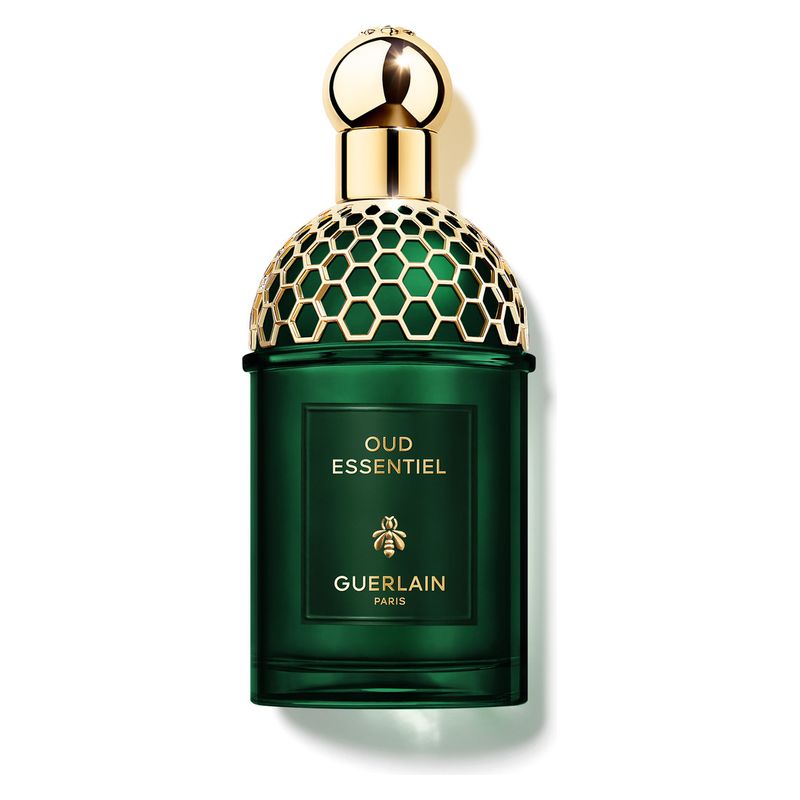 Guerlain Les Absolus d'Orient Oud Essentiel, Eau de Parfum Unisex, 125 ml Spray, Profumo legnoso orientale con note di Oud, Rosa e Cuoio