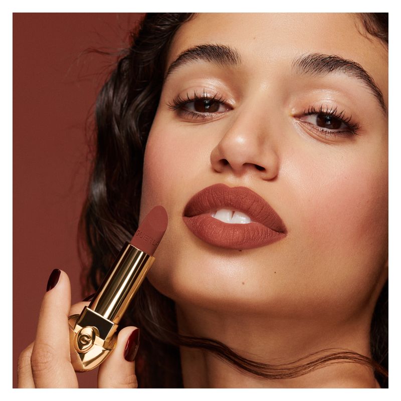 Guerlain Rouge G Satin, Rossetto Ricarica Donna, 519 Le Rose Essentiel, 3.5 g, Finish Satinato Luminoso, Idratante e Lunga Tenuta per Labbra Levigate