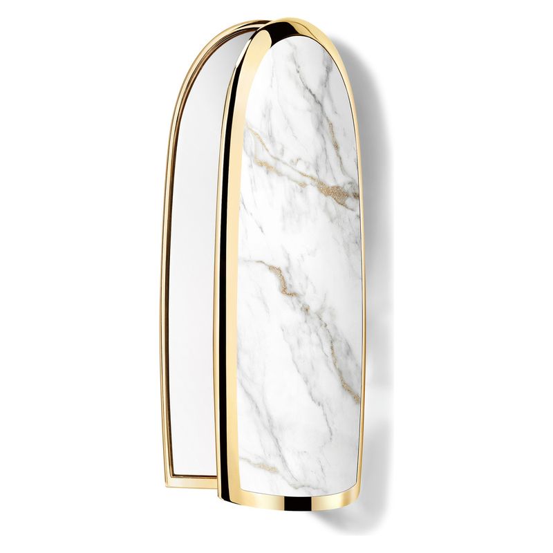 Guerlain Rouge G de Guerlain, Cover per Rossetto con Doppio Specchio, Le Marbre, Custodia Gioiello Personalizzabile per Ricarica Rossetto