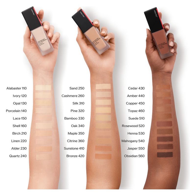 Shiseido Synchro Skin Self-Refreshing Foundation, Fondotinta Fluido Lunga Tenuta Donna, 30 ml, Colore 430 Cedar, SPF 30, Finish Naturale Idratante Shiseido Synchro Skin Self-Refreshing Foundation, Fondotinta Fluido Lunga Tenuta Donna, 30 ml, Colore 430 Cedar, SPF 30, Finish Naturale Idratante