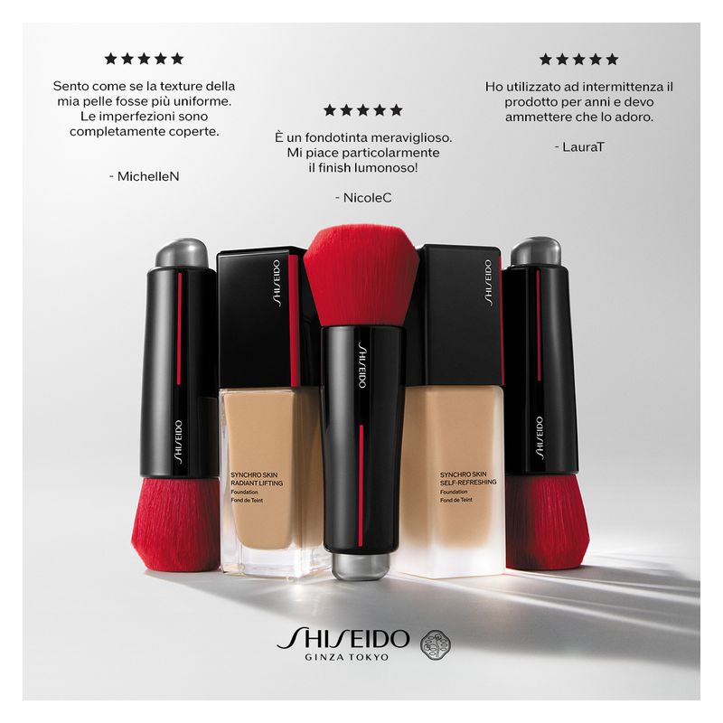 Shiseido Synchro Skin Self-Refreshing Foundation, Fondotinta Fluido Lunga Tenuta Donna, 30 ml, Colore 430 Cedar, SPF 30, Finish Naturale Idratante Shiseido Synchro Skin Self-Refreshing Foundation, Fondotinta Fluido Lunga Tenuta Donna, 30 ml, Colore 430 Cedar, SPF 30, Finish Naturale Idratante