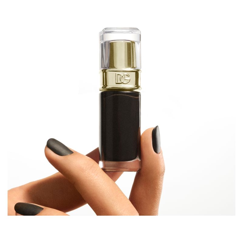 Dolce & Gabbana Nailed It! Smalto Donna, 07 Icon Nero Notte Matte, Lunga Durata e Asciugatura Rapida, 10 ml, Smalto per Unghie Effetto Opaco