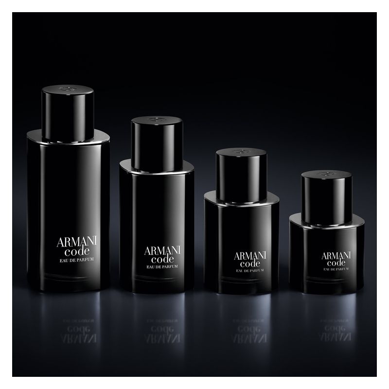 Armani Code Eau de Parfum, Eau de Parfum Uomo, 75 ml Spray, Profumo maschile ambrato legnoso, intenso e seducente con Fava Tonka e Vaniglia
