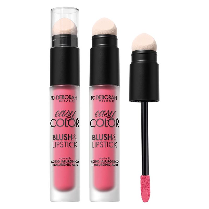 Deborah Deborah Easy Color Blush & Lipstick Con Acido Ialuronico 4 ML