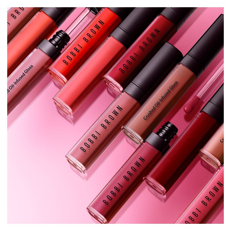 Bobbi Brown Crushed Oil-Infused Gloss, Lip Oil Idratante Nutriente, Colore Bellini, 6 ml, Lucidalabbra effetto specchio, Finish brillante e non appiccicoso