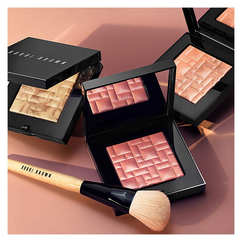 Bobbi Brown Highlighting Powder, Illuminante in Polvere Donna, 8 g, Bronze Glow, Infuso di Perle per un Effetto Glow e Strobing Naturale e Luminoso