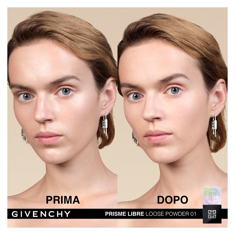 Givenchy Prisme Libre 4-Color Loose Powder - Cipria In Polvere Libera Opacizzante, Correttiva E Illuminante