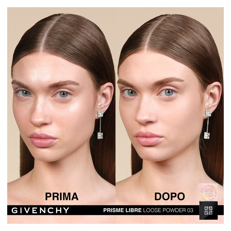Givenchy Prisme Libre 4-Color Loose Powder - Cipria In Polvere Libera Opacizzante, Correttiva E Illuminante
