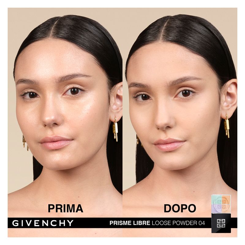 Givenchy Prisme Libre 4-Color Loose Powder - Cipria In Polvere Libera Opacizzante, Correttiva E Illuminante