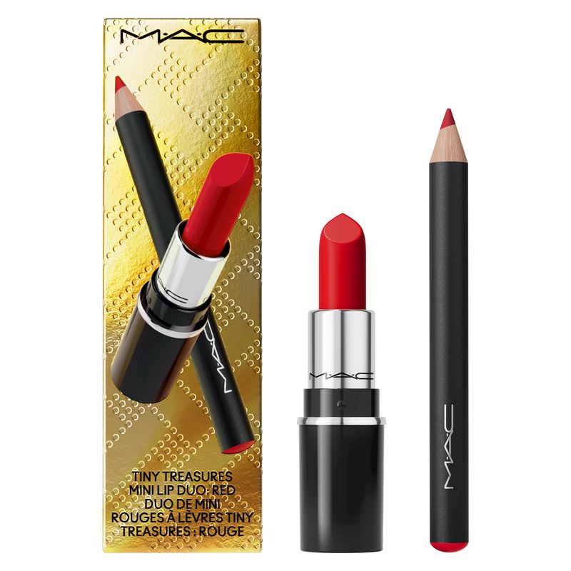 MAC KIT TINY TREASURES MINI LIP DUO RED