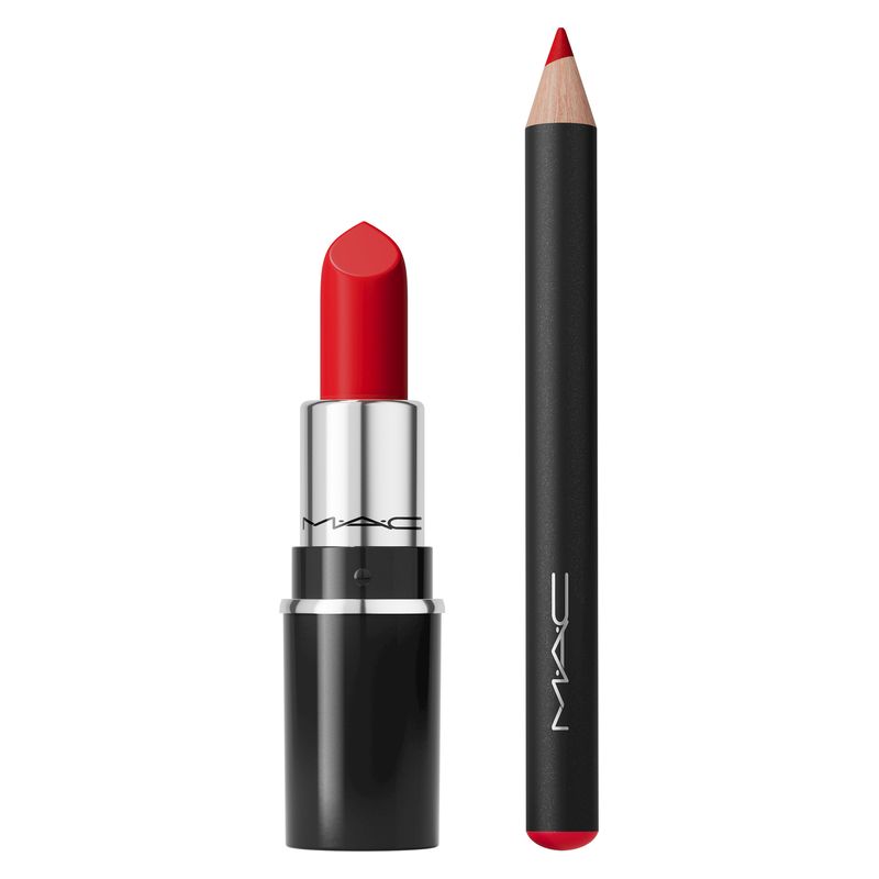 MAC KIT TINY TREASURES MINI LIP DUO RED