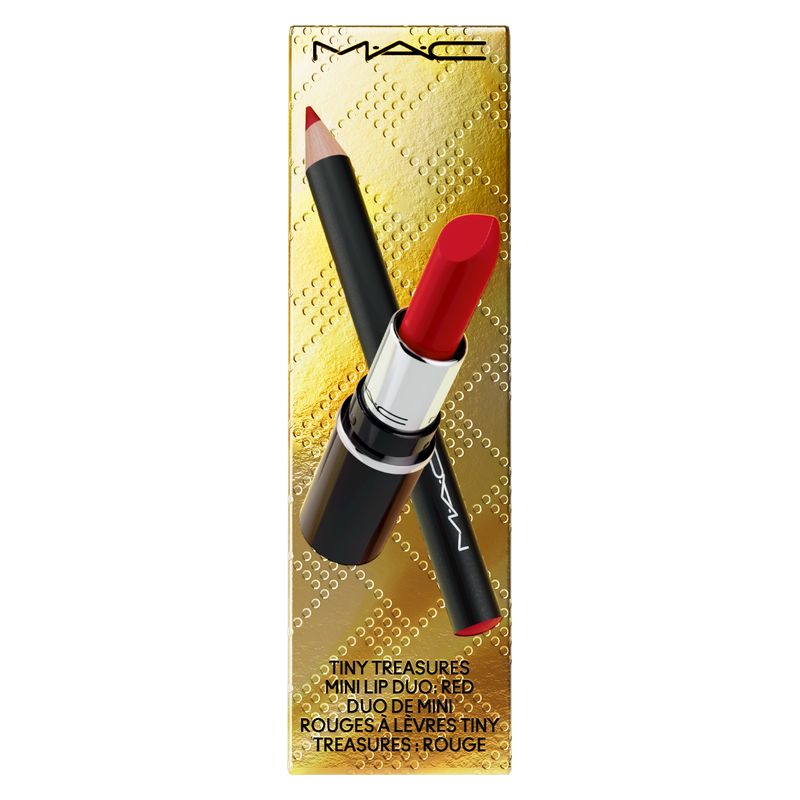 MAC KIT TINY TREASURES MINI LIP DUO RED