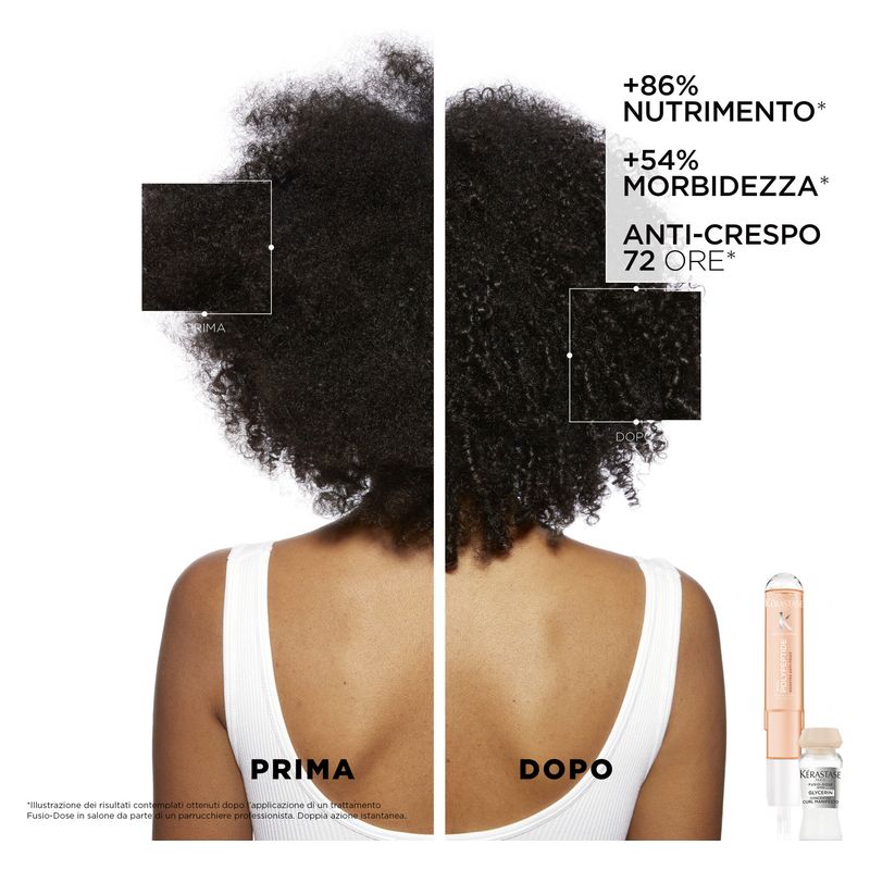 KÉRASTASE Fusio-Dose Booster Anti-Frizz, Trattamento con Polipeptidi, 120 ml, Azione Lisciante e Anti-Crespo per Capelli Indisciplinati e Umidi