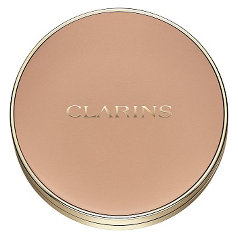 Clarins Ever Matte Compact Powder - Cipria Compatta Opacizzante Colorata, Arricchita Dall'estratto Di Latte Di Pesco