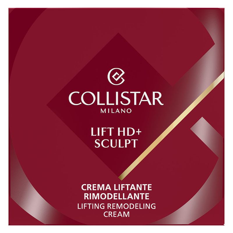 Collistar Lift HD+ Sculpt, Crema Liftante Rimodellante Viso Donna, 50 ml, Trattamento Antietà Intensivo, Effetto Lifting e Rassodante Immediato