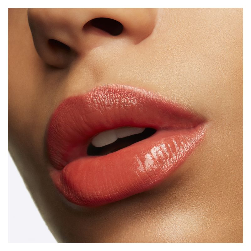 MAC Lustreglass Lipstick, Rossetto Donna, KISSMET, 3 g, Idratante, Lunga Tenuta e Finish Brillante, Colore Traslucido e Luminoso