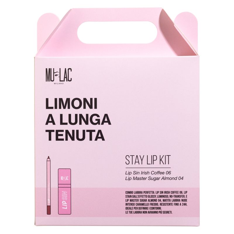 MULAC STAY LIP KIT "LIMONI A LUNGA TENUTA"