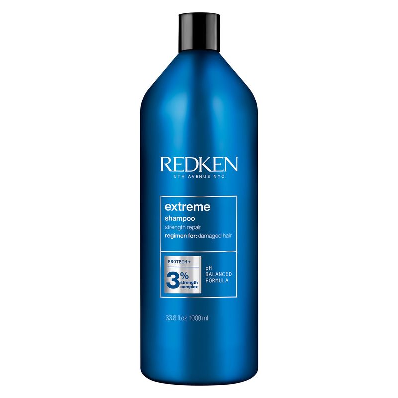 REDKEN Extreme Shampoo, Shampoo Riparatore Fortificante per Capelli Danneggiati e Indeboliti, Formato 1000 ml, Trattamento Professionale con Proteine REDKEN Extreme Shampoo, Shampoo Riparatore Fortificante per Capelli Danneggiati e Indeboliti, Formato 1000 ml, Trattamento Professionale con Proteine