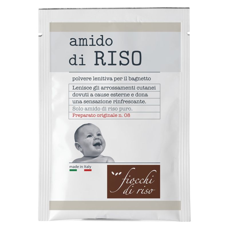 Fiocchi di Riso - Amido Di Riso Polvere Lenitiva Per Bagnetto Fiocchi di Riso - Amido Di Riso Polvere Lenitiva Per Bagnetto