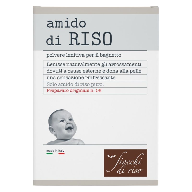 Fiocchi di Riso - Amido Di Riso Polvere Lenitiva Per Bagnetto Fiocchi di Riso - Amido Di Riso Polvere Lenitiva Per Bagnetto