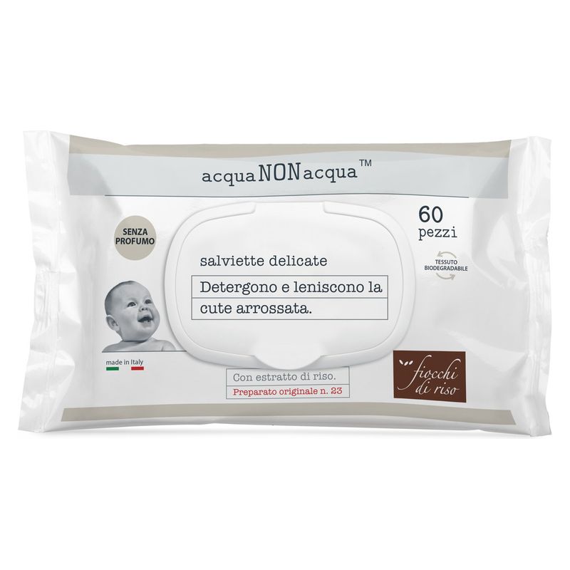 Fiocchi di Riso - Salviette Delicate Acqua Non Acqua Fiocchi di Riso - Salviette Delicate Acqua Non Acqua