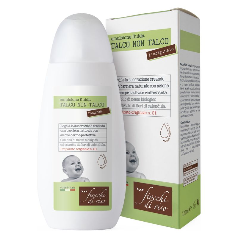 Fiocchi di Riso - Dermo Zzzz Emlusione Fluida Talco Non Talco Fiocchi di Riso - Dermo Zzzz Emlusione Fluida Talco Non Talco