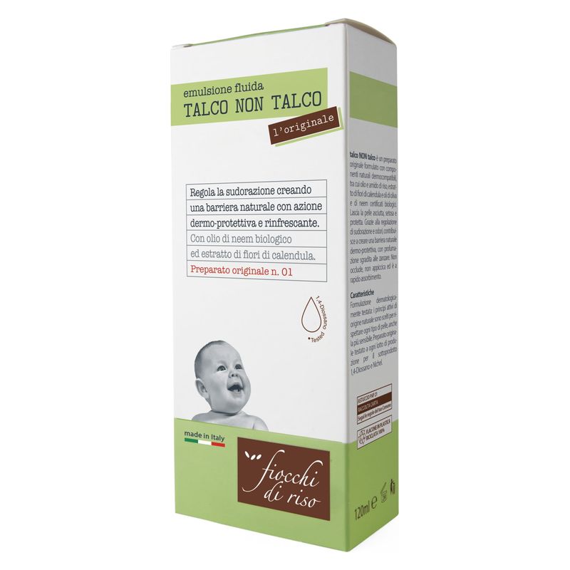 Fiocchi di Riso - Dermo Zzzz Emlusione Fluida Talco Non Talco Fiocchi di Riso - Dermo Zzzz Emlusione Fluida Talco Non Talco