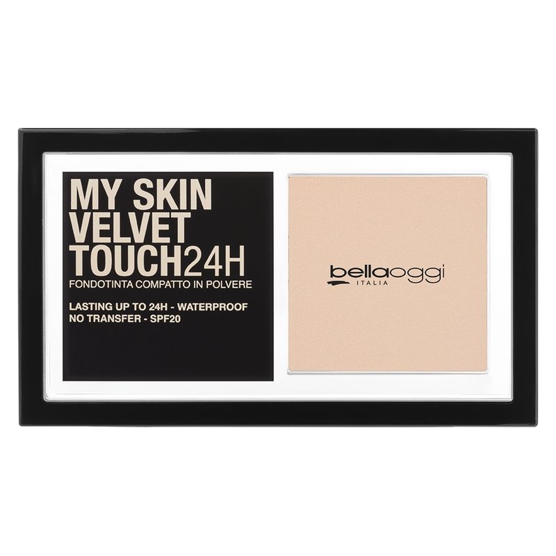 BELLAOGGI MY SKIN VELVET TOUCH 24H - Fondotinta in povere compatto