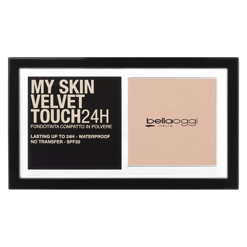 BELLAOGGI MY SKIN VELVET TOUCH 24H - Fondotinta in povere compatto