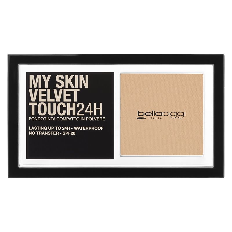 BELLAOGGI MY SKIN VELVET TOUCH 24H - Fondotinta in povere compatto