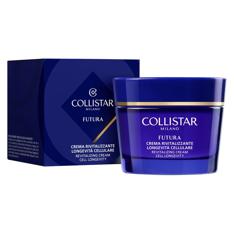 Collistar Futura Crema Rivitalizzante Illuminante, Crema Viso Antietà Donna, 50 ml, Trattamento Riparatore e Anti-rughe per Pelle Radiosa e Uniforme