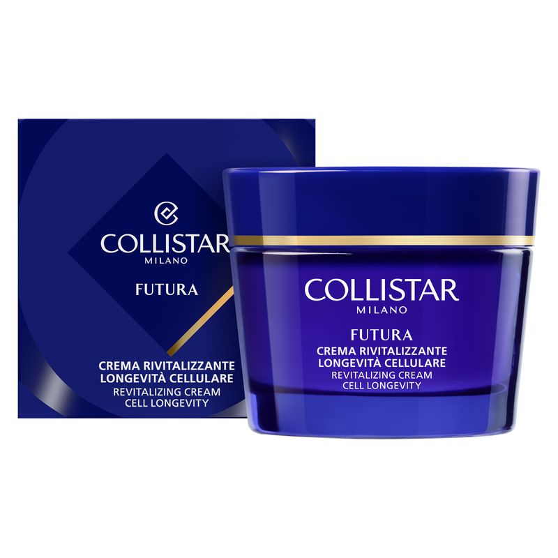 Collistar Futura Crema Rivitalizzante Illuminante, Crema Viso Antietà Donna, 50 ml, Trattamento Riparatore e Anti-rughe per Pelle Radiosa e Uniforme