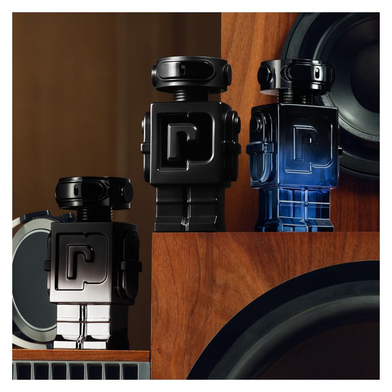 Rabanne Phantom Elixir, Parfum Intense Uomo, 50 ml Spray, Fragranza maschile ambrata e legnosa, Profumo intenso con Oud e Vaniglia