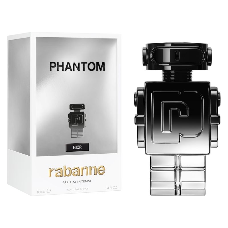 Rabanne Phantom Elixir, Parfum Intense Uomo, 100 ml Spray, Fragranza Legnosa Acquatica, Profumo Maschile Intenso e di Lunga Durata Rabanne Phantom Elixir, Parfum Intense Uomo, 100 ml Spray, Fragranza Legnosa Acquatica, Profumo Maschile Intenso e di Lunga Durata