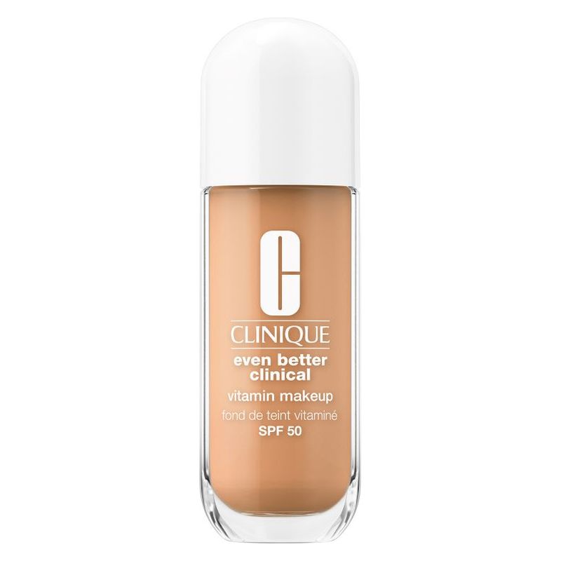 Clinique Even Better Clinical Vitamin Makeup, Fondotinta Fluido SPF 50, 30 ml, Colore 5 - LIGHT MEDIUM COOL, Illuminante e Protettivo con Vitamine Clinique Even Better Clinical Vitamin Makeup, Fondotinta Fluido SPF 50, 30 ml, Colore 5 - LIGHT MEDIUM COOL, Illuminante e Protettivo con Vitamine