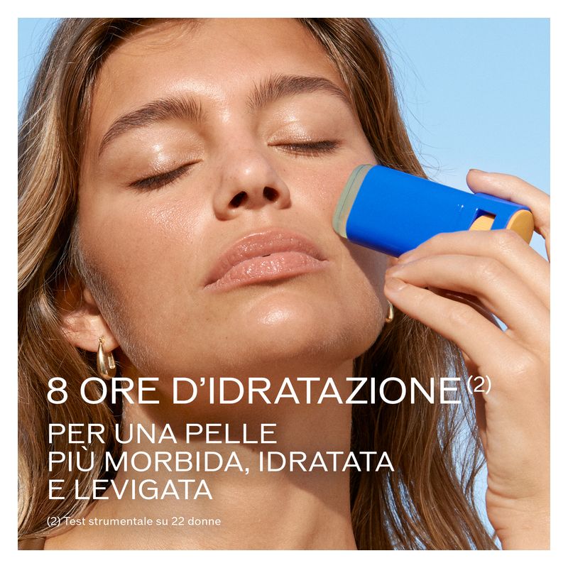 Shiseido Expert Sun Protector Clear Stick, Protezione Solare Trasparente SPF 50+, Viso e Corpo, 20 g, Resistente ad Acqua e Sudore, Anti-età