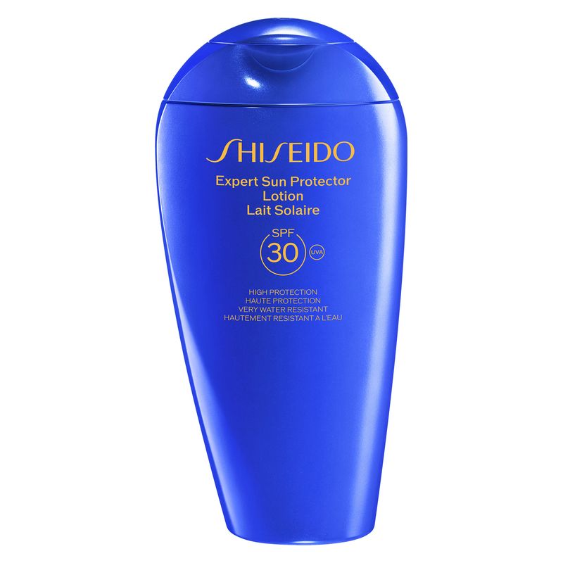 Shiseido Expert Sun Protector Lotion, Lozione Solare Corpo e Viso SPF 30, 300 ml, Alta Protezione UVA/UVB, Resistente all'Acqua, Crema Solare Unisex Shiseido Expert Sun Protector Lotion, Lozione Solare Corpo e Viso SPF 30, 300 ml, Alta Protezione UVA/UVB, Resistente all'Acqua, Crema Solare Unisex
