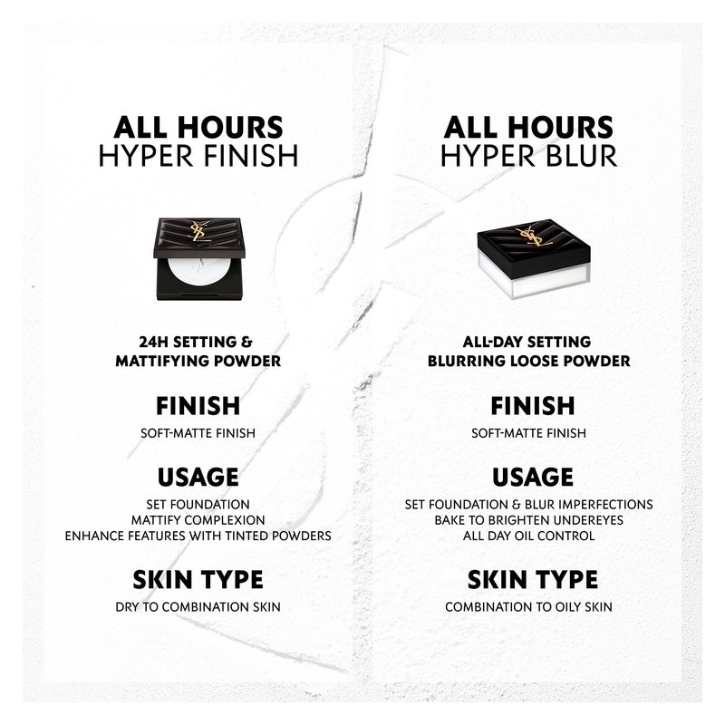 Yves Saint Laurent ALL HOURS HYPER BLUR POUDRE LIBRE VERSATILE