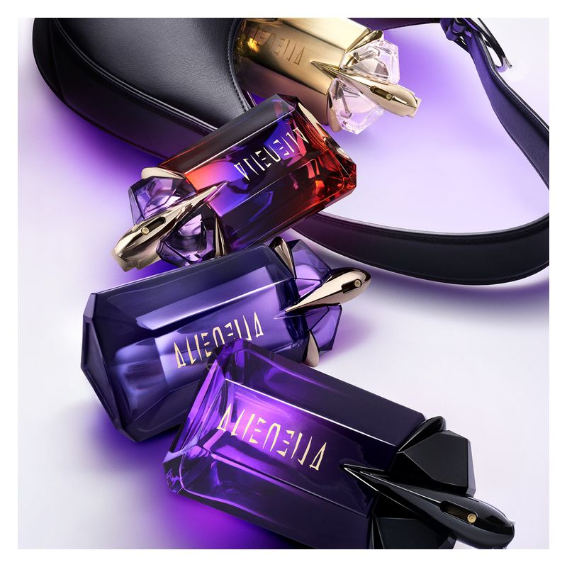 Mugler Alien Extraintense, Eau de Parfum Intense Donna, 90 ml Spray Ricaricabile, Profumo Ambrato Floreale con Vaniglia, Gelsomino e Cashmeran