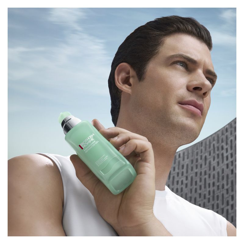 Biotherm HOMME AQUAPOWER SPF 14 GEL - Trattamento idratante anti-UV e anti-inquinamento
