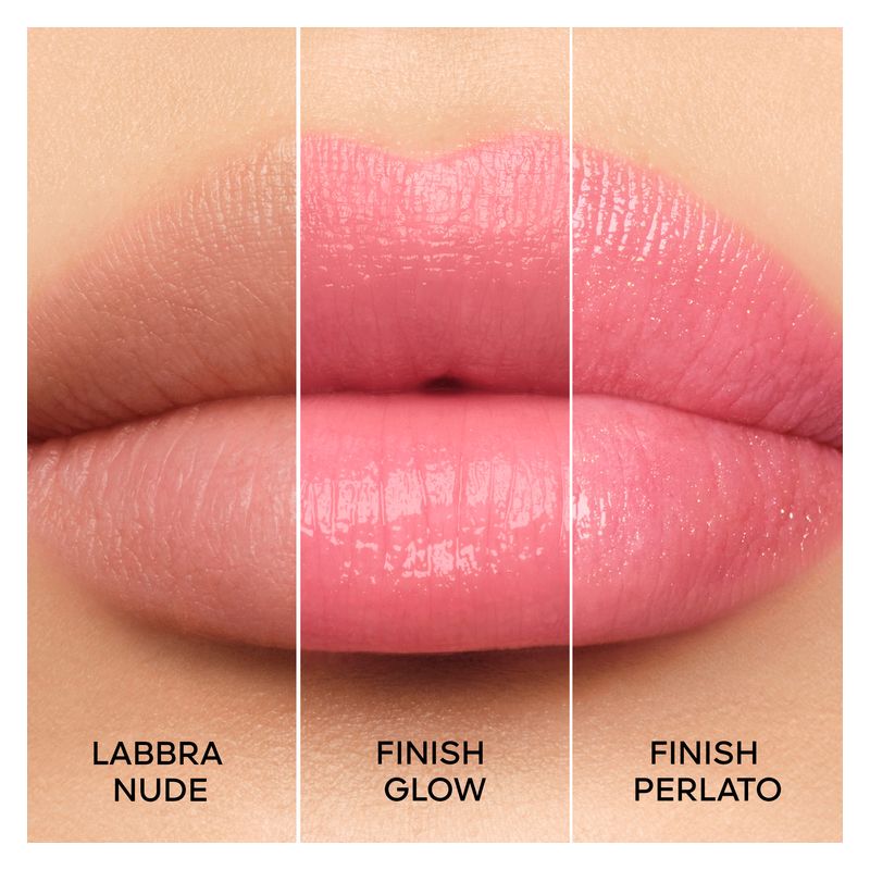 Guerlain KissKiss Bee Glow, Balsamo Labbra Colorato Idratante, 3.2 g, 389 Pearly Peach, Finish Luminoso, Labbra Nutrite e Rimpolpate