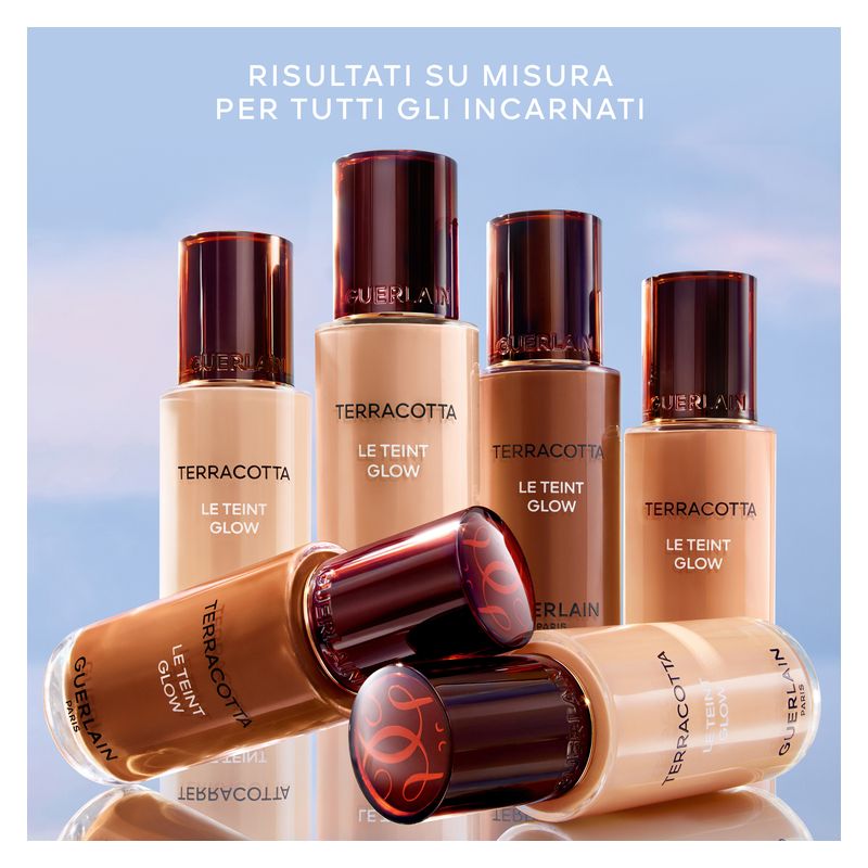 Guerlain Terracotta Le Teint Glow, Fondotinta Fluido Luminoso Donna, 35 ml, Colore 3W Warm, Lunga Tenuta No Transfer, Effetto Bonne Mine Naturale Guerlain Terracotta Le Teint Glow, Fondotinta Fluido Luminoso Donna, 35 ml, Colore 3W Warm, Lunga Tenuta No Transfer, Effetto Bonne Mine Naturale