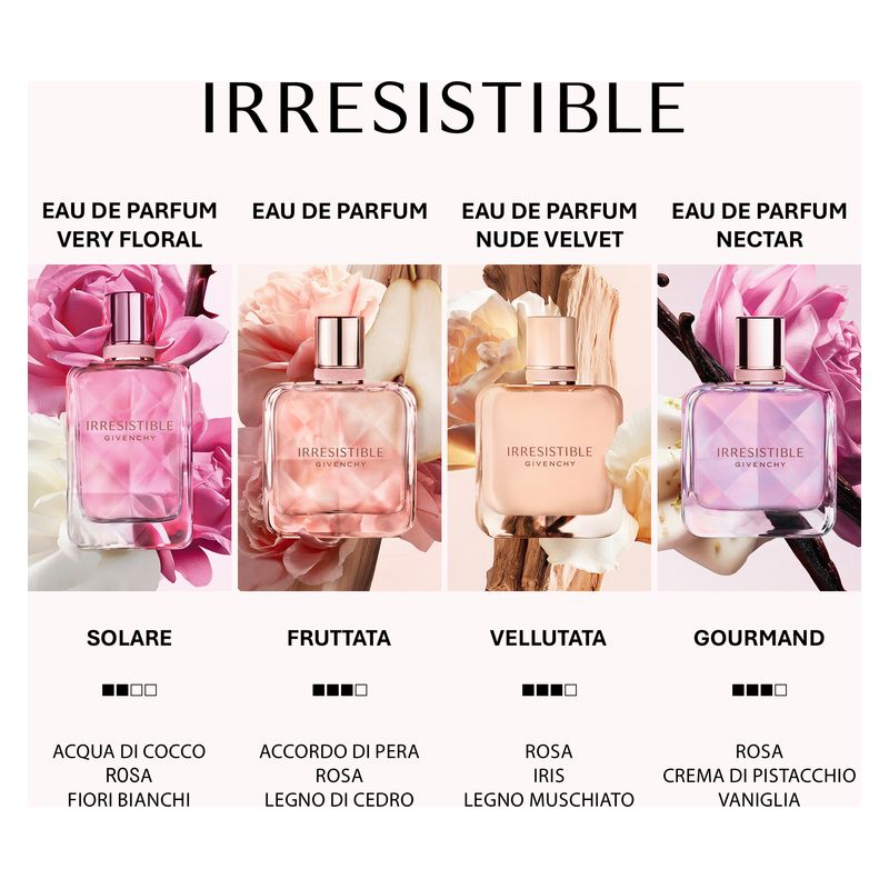 Givenchy Irresistible Nude Velvet, Eau de Parfum Donna, 35 ml Spray, Profumo Floreale Legnoso Muschiato, Fragranza femminile sensuale e avvolgente
