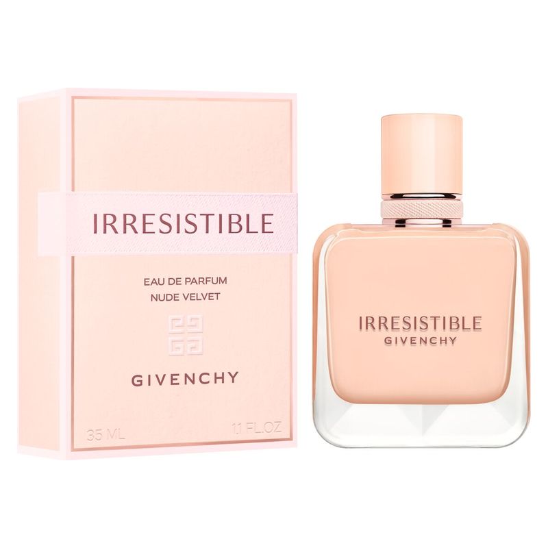Givenchy Irresistible Nude Velvet, Eau de Parfum Donna, 35 ml Spray, Profumo Floreale Legnoso Muschiato, Fragranza femminile sensuale e avvolgente