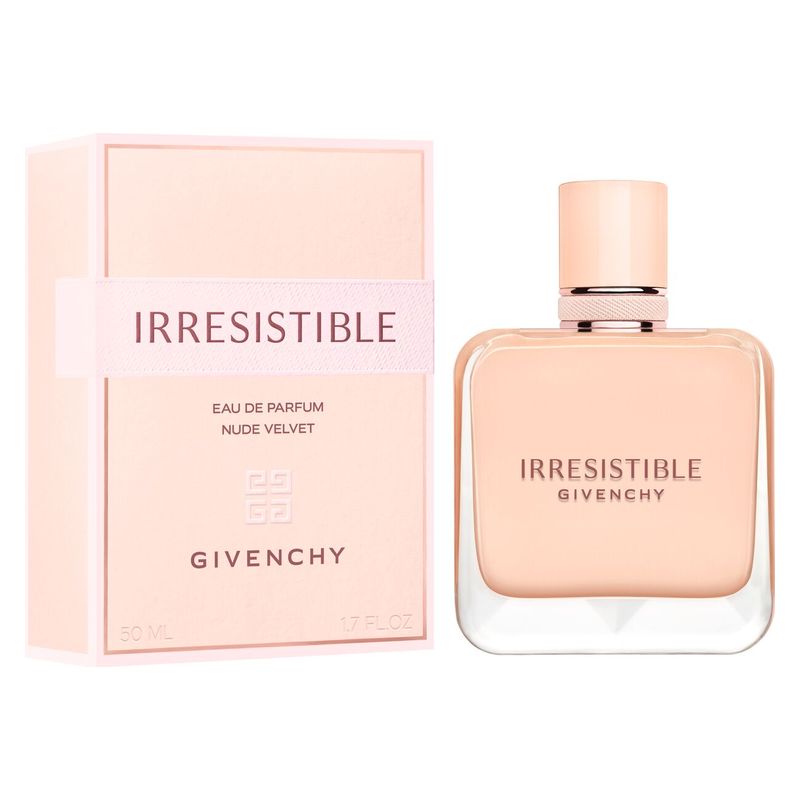 Givenchy Irresistible Nude Velvet, Eau de Parfum Donna, 50 ml Spray, Profumo Floreale Legnoso Muschiato, per una donna sensuale e sicura di sé