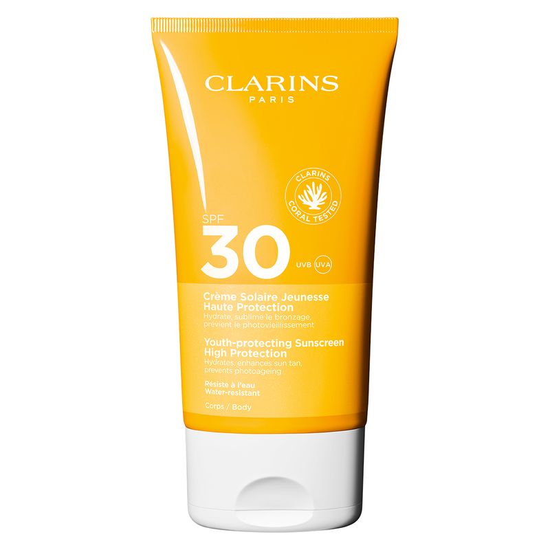 Image of Clarins Crème Solaire Jeunesse Haute Protection Corps Spf 30 cod091