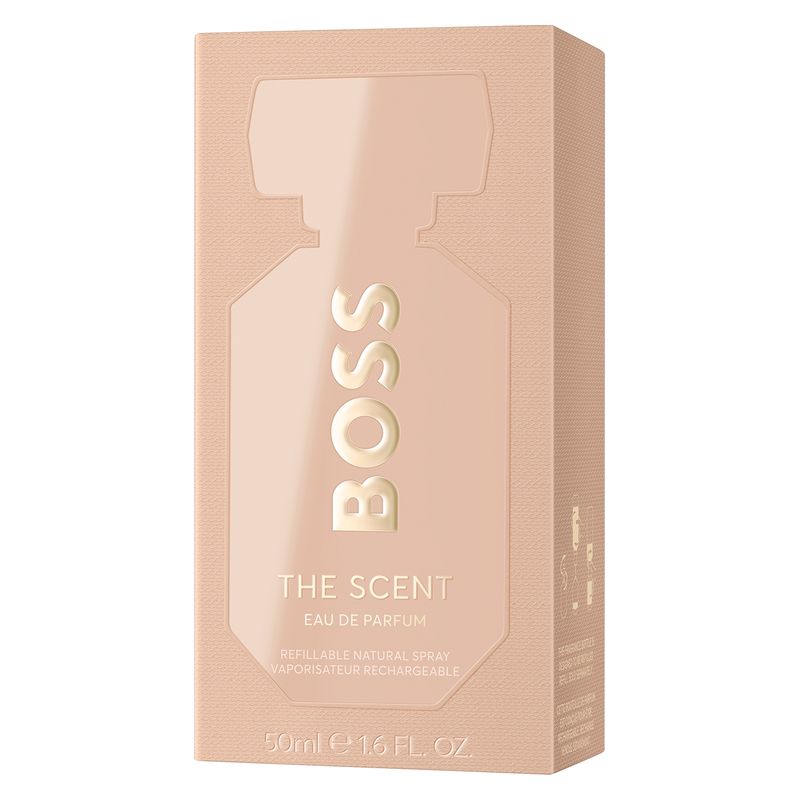 Hugo Boss The Scent For Her, Eau de Parfum Donna, 50 ml Spray, Profumo Ambrato Floreale con note di Pesca, Osmanto e Muschio Bianco, seducente Hugo Boss The Scent For Her, Eau de Parfum Donna, 50 ml Spray, Profumo Ambrato Floreale con note di Pesca, Osmanto e Muschio Bianco, seducente