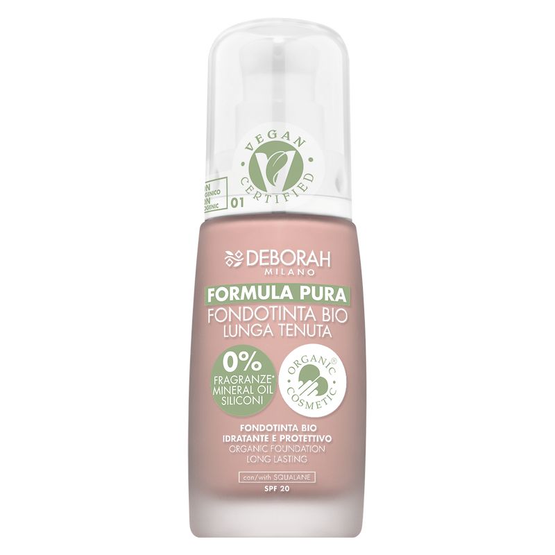 Deborah Deborah Formula Pura Fondotinta Bio Lunga Tenuta 30 ML