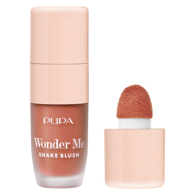 Pupa Wonder Me Shake Blush, Blush Liquido Donna 5,5 ml, Colore 004 Sex on the Beach, Lunga Tenuta con Finish Dewy per un Incarnato Radioso e Naturale Pupa Wonder Me Shake Blush, Blush Liquido Donna 5,5 ml, Colore 004 Sex on the Beach, Lunga Tenuta con Finish Dewy per un Incarnato Radioso e Naturale