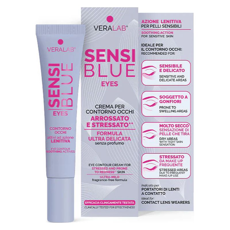 VERALAB SENSIBLUE EYES - Crema contorno occhi lenitiva per pelli sensibili